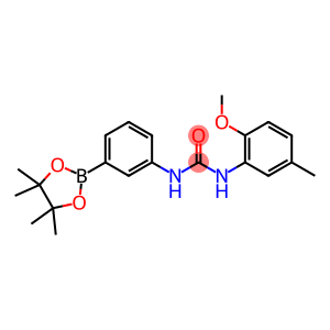 1-(2-Methoxy-5-methylphenyl)-3-[3-(tetramethyl-1,3,2-dioxaborolan-2-yl)phenyl]urea