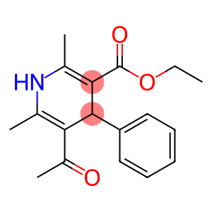 5-Acetyl-1,4-dihydro-2,6-dimethyl-4-phenylnicotinic acid ethyl ester