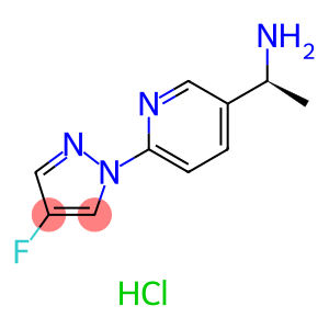 (S)-1-(6-(4-Fluoro-1H-pyrazol-1-yl)pyridin-3-yl)ethan-1-amine hydrochloride