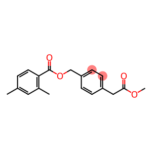 4-(2-methoxy-2-oxoethyl)benzyl 2,4-dimethylbenzoate