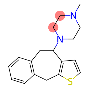 1-(5,10-Dihydro-4H-benzo[5,6]cyclohepta[1,2-b]thiophen-4-yl)-4-methylpiperazine