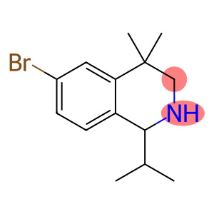 Isoquinoline, 6-bromo-1,2,3,4-tetrahydro-4,4-dimethyl-1-(1-methylethyl)-