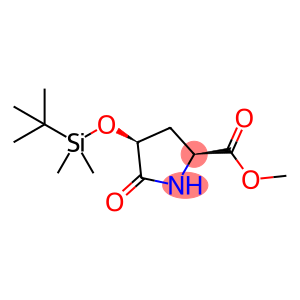 (2S,4S)-4-(叔丁基二甲基甲硅烷基)氧基)-5-氧代吡咯烷-2-羧酸甲酯