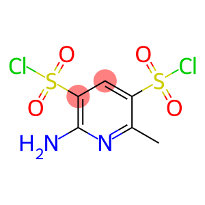 3,5-Pyridinedisulfonyl dichloride, 2-amino-6-methyl-