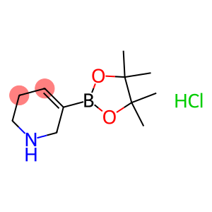 5-(4,4,5,5-tetramethyl-1,3,2-dioxaborolan-2-yl)-1,2,3,6-tetrahydropyridine hydrochloride