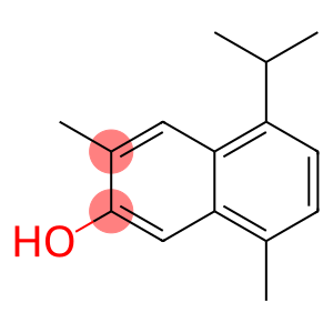 5-异丙基-3,8-二甲基-2-萘酚