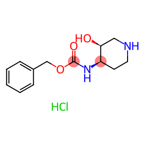 REL-苄基((3R,4S)-3-羟基哌啶-4-基)氨基甲酸酯盐酸盐