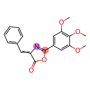 4-benzylidene-2-(3,4,5-trimethoxyphenyl)-1,3-oxazol-5(4H)-one