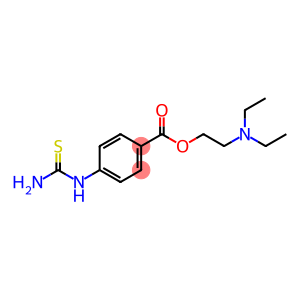 Benzoic acid, 4-[(aminothioxomethyl)amino]-, 2-(diethylamino)ethyl ester