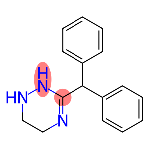 1,4,5,6-Tetrahydro-3-(diphenylmethyl)-1,2,4-triazine