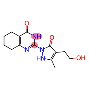 2-[4-(2-HYDROXYETHYL)-3-METHYL-5-OXO-2,5-DIHYDRO-1H-PYRAZOL-1-YL]-5,6,7,8-TETRAHYDRO-4(3H)-QUINAZOLINONE