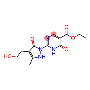 ETHYL 2-[4-(2-HYDROXYETHYL)-3-METHYL-5-OXO-2,5-DIHYDRO-1H-PYRAZOL-1-YL]-6-OXO-1,6-DIHYDRO-5-PYRIMIDINECARBOXYLATE