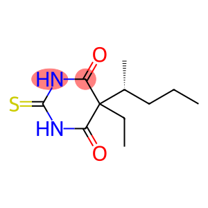 4,6(1H,5H)-Pyrimidinedione, 5-ethyldihydro-5-[(1R)-1-methylbutyl]-2-thioxo- (9CI)