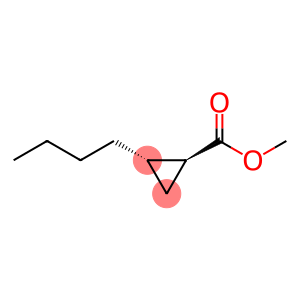 Cyclopropanecarboxylic acid, 2-butyl-, methyl ester, (1S,2S)- (9CI)