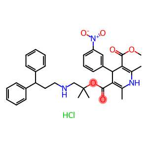 3-(1-((3,3-diphenylpropyl)amino)-2-methylpropan-2-yl) 5-methyl 2,6-dimethyl-4-(3-nitrophenyl)-1,4-dihydropyridine-3,5-dicarboxylate