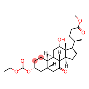 Methyl 3α-Carbethoxy-12α-hydroxy-7-oxo-5β-cholan-24-oate