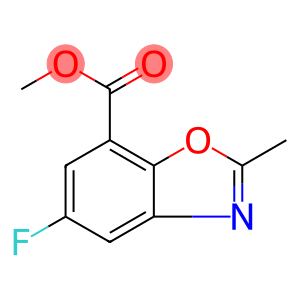 methyl 5-fluoro-2-methylbenzo[d]oxazole-7-carboxylate