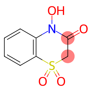 2H-1,4-Benzothiazin-3(4H)-one, 4-hydroxy-, 1,1-dioxide