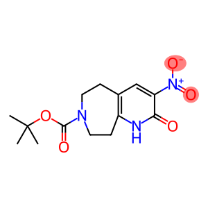 tert-butyl 3-nitro-2-oxo-5,6.8,9-tetrahydro-1H-pyrido[2.3-d]azepine-7(2H)-carboxylate