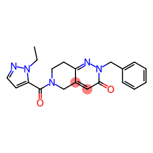 2-Benzyl-6-[(1-ethyl-1H-pyrazol-5-yl)carbonyl]-5,6,7,8-tetrahydropyrido[4,3-c]pyridazin-3(2H)-one