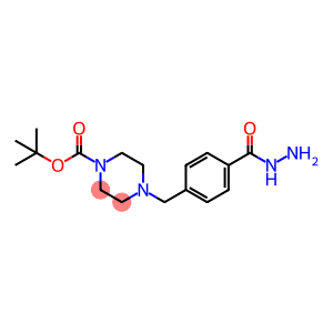 1-Piperazinecarboxylic acid, 4-[[4-(hydrazinylcarbonyl)phenyl]methyl]-, 1,1-dimethylethyl ester