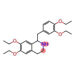 1-(3,4-diethoxybenzyl)-6,7-diethoxy-1,2,3,4-tetrahydroisoquinoline hydrochloride