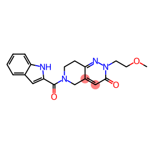 6-(1H-Indol-2-ylcarbonyl)-2-(2-methoxyethyl)-5,6,7,8-tetrahydropyrido[4,3-c]pyridazin-3(2H)-one