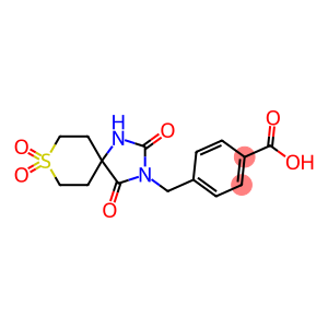 4-[(2,4,8,8-Tetraoxo-8lambda6-thia-1,3-diazaspiro[4.5]decan-3-yl)methyl]benzoic acid