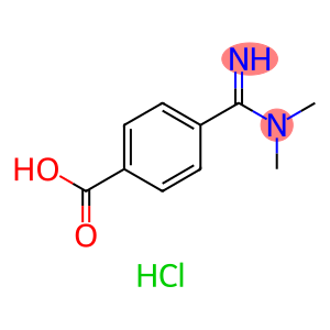 4-[(dimethylamino)iminomethyl] benzoic aicd hcl