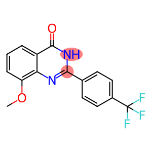 4(1H)-Quinazolinone,  8-methoxy-2-[4-(trifluoromethyl)phenyl]-  (9CI)
