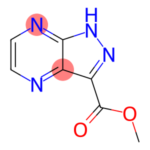 1H-Pyrazolo[3,4-b]pyrazine-3-carboxylic acid, methyl ester