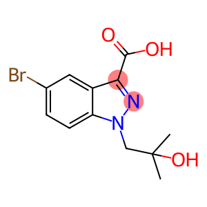 5-Bromo-1-(2-hydroxy-2-methylpropyl)indazole-3-carboxylic acid