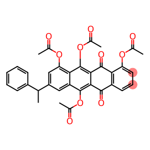 1,6,10,11-Tetrakis(acetyloxy)-8-(1-phenylethyl)-5,12-naphthacenedione