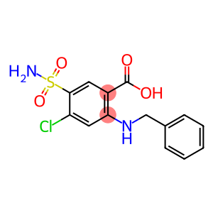 2-BENZYLAMINO-4-CHLORO-5-SULFAMOYLBENZOIC ACID