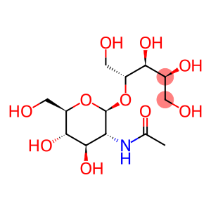 4-O-(2-acetamido-2-deoxy-beta-glucopyranosyl)ribitol