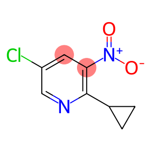 5-chloro-2-cyclopropyl-3-nitropyridine