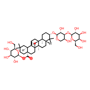 Olean-12-en-28-oic acid, 3-[(3-O-β-D-galactopyranosyl-α-L-arabinopyranosyl)oxy]-, β-D-glucopyranosyl ester, (3β)- (9CI)