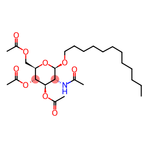 (2R,3S,4R,5R,6R)-5-acetamido-2-(acetoxymethyl)-6-(dodecyloxy)tetrahydro-2H-pyran-3,4-diyl diacetate