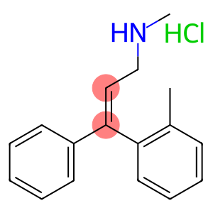 N-methyl-3-(2-methylphenyl)-3-phenyl-prop-2-en-1-amine hydrochloride