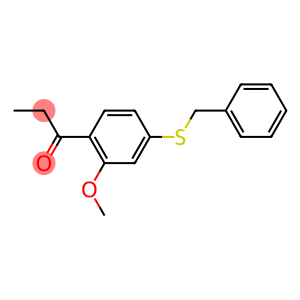 1-[2-Methoxy-4-[(phenylmethyl)thio]phenyl]-1-propanone