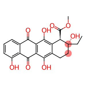 (1R)-2-Ethyl-1,2,3,4,6,11-hexahydro-2α,5,7,12-tetrahydroxy-6,11-dioxo-1β-naphthacenecarboxylic acid methyl ester