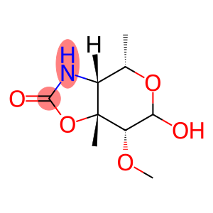 4H-Pyrano[3,4-d]oxazol-2(3H)-one,tetrahydro-6-hydroxy-7-methoxy-4,7a-