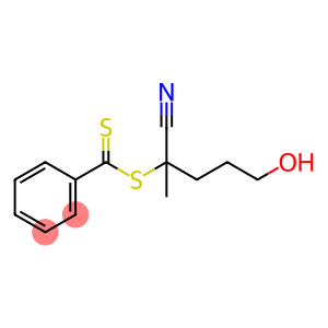 Benzenecarbodithioic acid, 1-cyano-4-hydroxy-1-methylbutyl ester