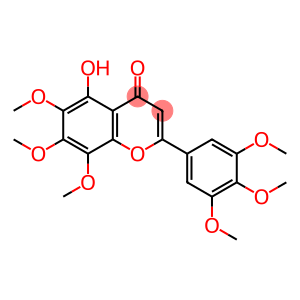 5-hydroxy-6,7,8-trimethoxy-2-(3,4,5-trimethoxyphenyl)chromen-4-one