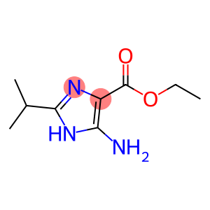 1H-Imidazole-4-carboxylicacid,5-amino-2-(1-methylethyl)-,ethylester(9CI)