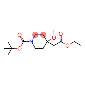 4-Piperidineacetic acid, 1-[(1,1-dimethylethoxy)carbonyl]-4-methoxy-, ethyl ester