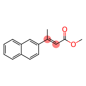 2-Butenoic acid, 3-(2-naphthalenyl)-, methyl ester, (2E)-
