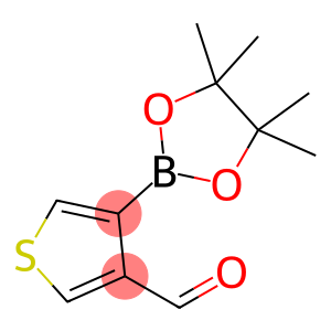 4-(4,4,5,5-tetramethyl-1,3,2-dioxaborolan-2-yl)thiophene-3-carbaldehyde