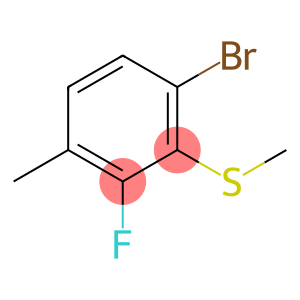 1-Bromo-3-fluoro-4-methyl-2-(methylsulfanyl)benzene