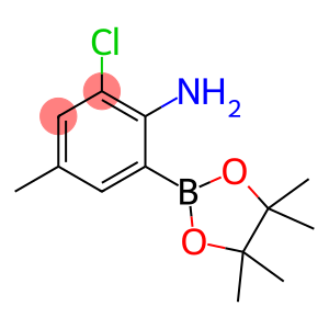 Benzenamine, 2-chloro-4-methyl-6-(4,4,5,5-tetramethyl-1,3,2-dioxaborolan-2-yl)-